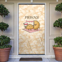 Poland Pierogi Door Cover Cute Polish Dumplings Smacznego