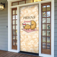 Poland Pierogi Door Cover Cute Polish Dumplings Smacznego