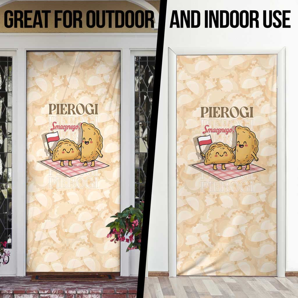 Poland Pierogi Door Cover Cute Polish Dumplings Smacznego