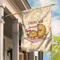 Poland Pierogi Garden Flag Cute Polish Dumplings Smacznego