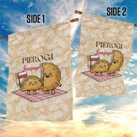 Poland Pierogi Garden Flag Cute Polish Dumplings Smacznego