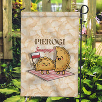 Poland Pierogi Garden Flag Cute Polish Dumplings Smacznego