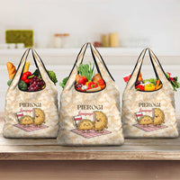 Poland Pierogi Grocery Bag Cute Polish Dumplings Smacznego