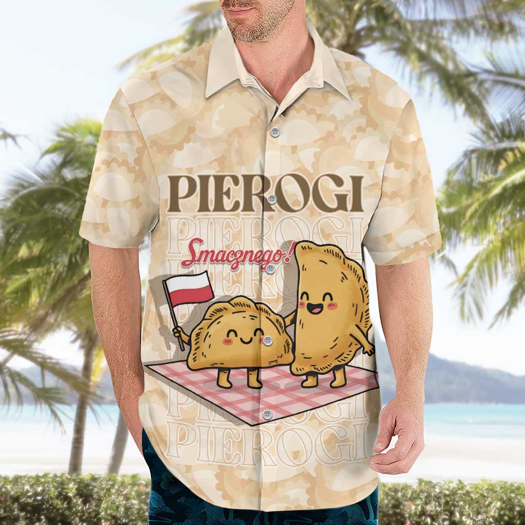 Poland Pierogi Hawaiian Shirt Cute Polish Dumplings Smacznego