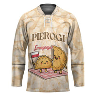 Poland Pierogi Hockey Jersey Cute Polish Dumplings Smacznego