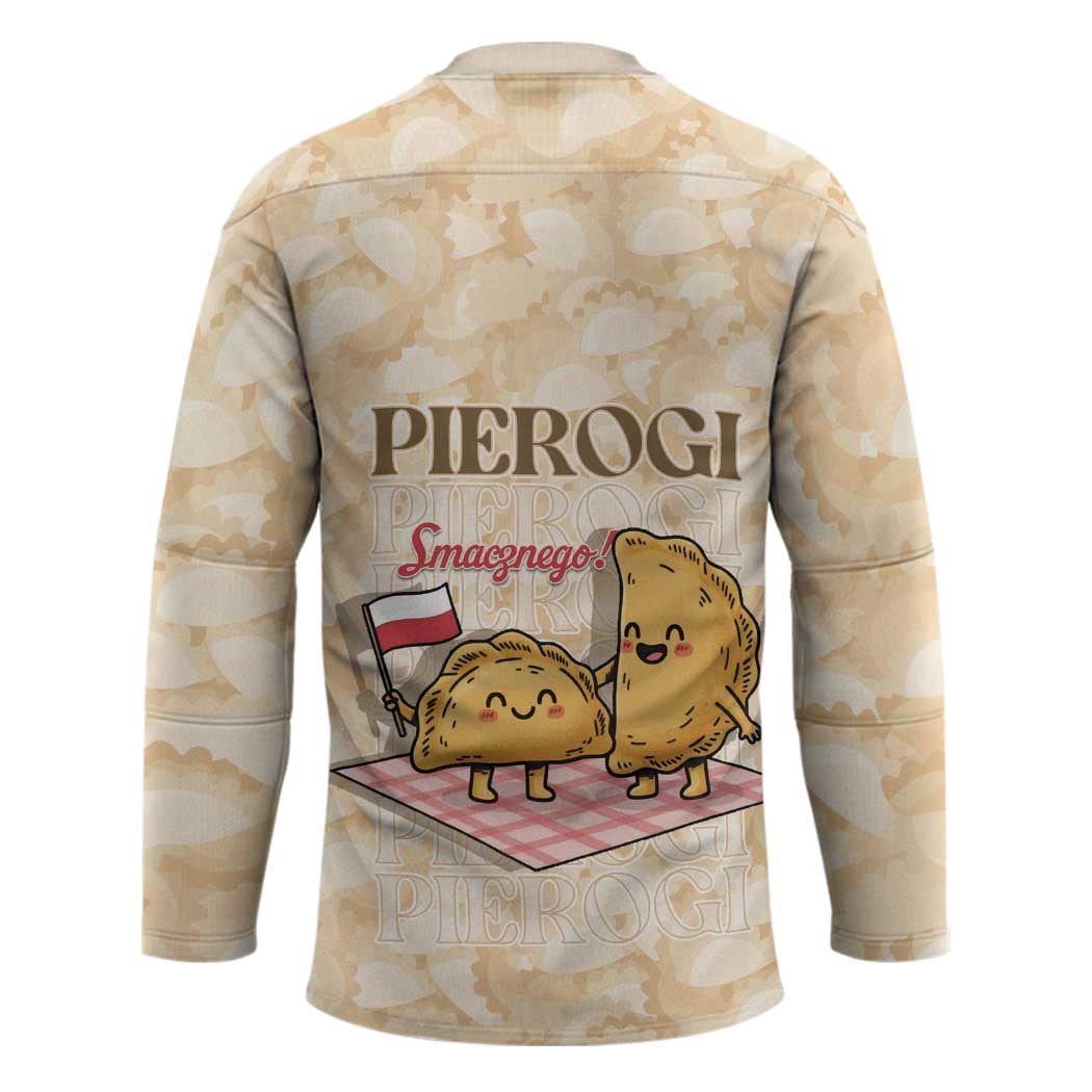 Poland Pierogi Hockey Jersey Cute Polish Dumplings Smacznego
