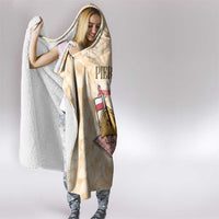 Poland Pierogi Hooded Blanket Cute Polish Dumplings Smacznego