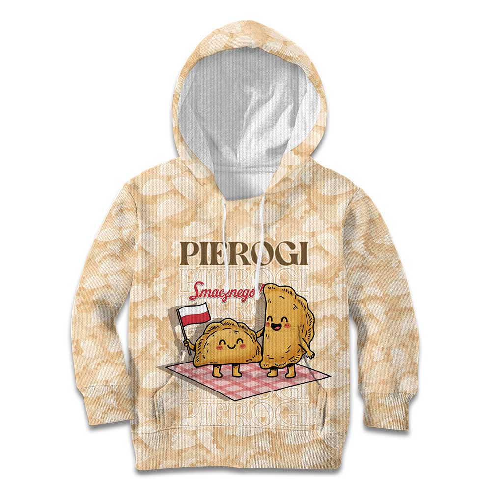 Poland Pierogi Kid Hoodie Cute Polish Dumplings Smacznego