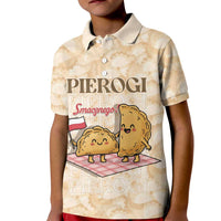 Poland Pierogi Kid Polo Shirt Cute Polish Dumplings Smacznego
