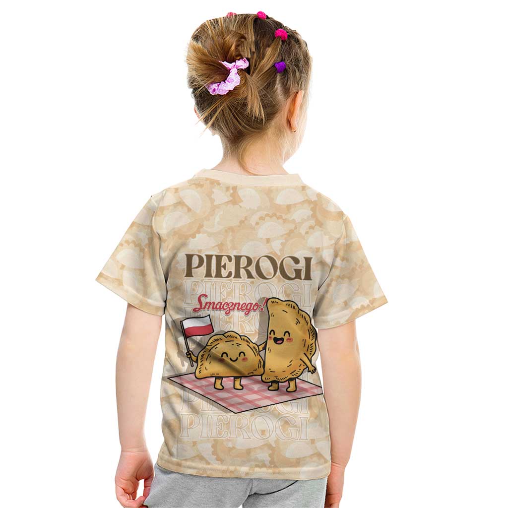 Poland Pierogi Kid T Shirt Cute Polish Dumplings Smacznego