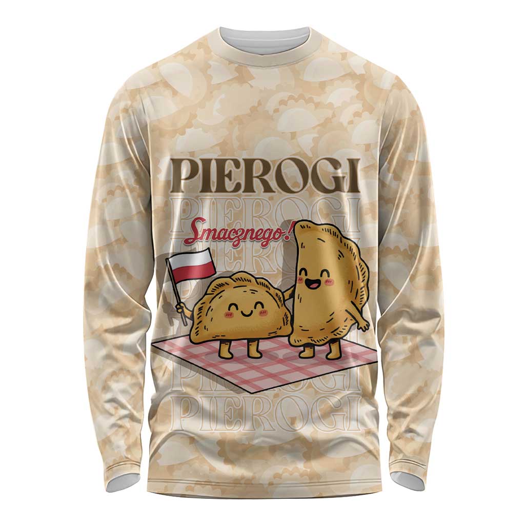 Poland Pierogi Long Sleeve Shirt Cute Polish Dumplings Smacznego