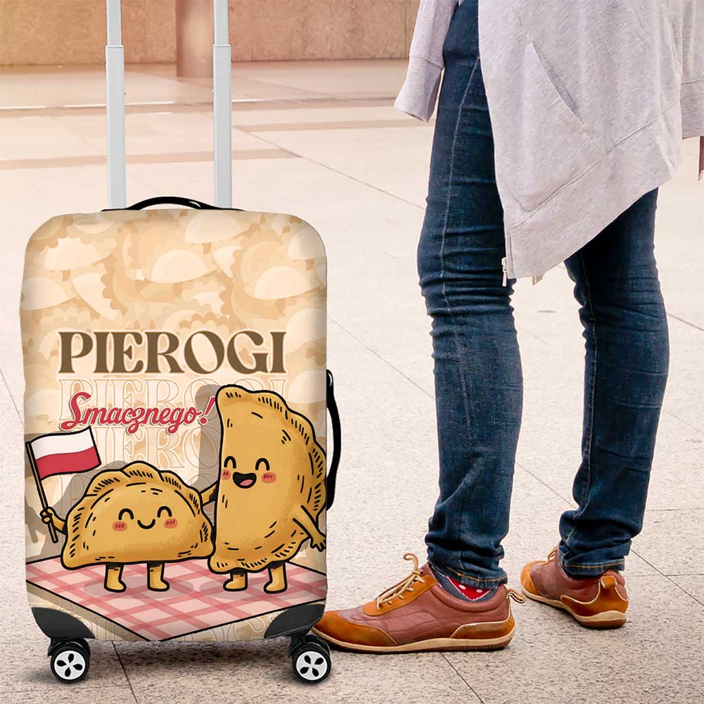 Poland Pierogi Luggage Cover Cute Polish Dumplings Smacznego