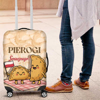 Poland Pierogi Luggage Cover Cute Polish Dumplings Smacznego