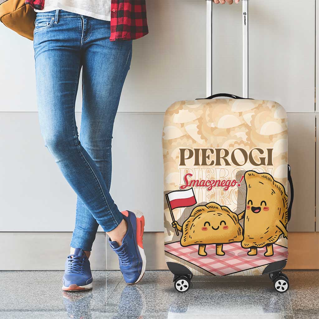 Poland Pierogi Luggage Cover Cute Polish Dumplings Smacznego