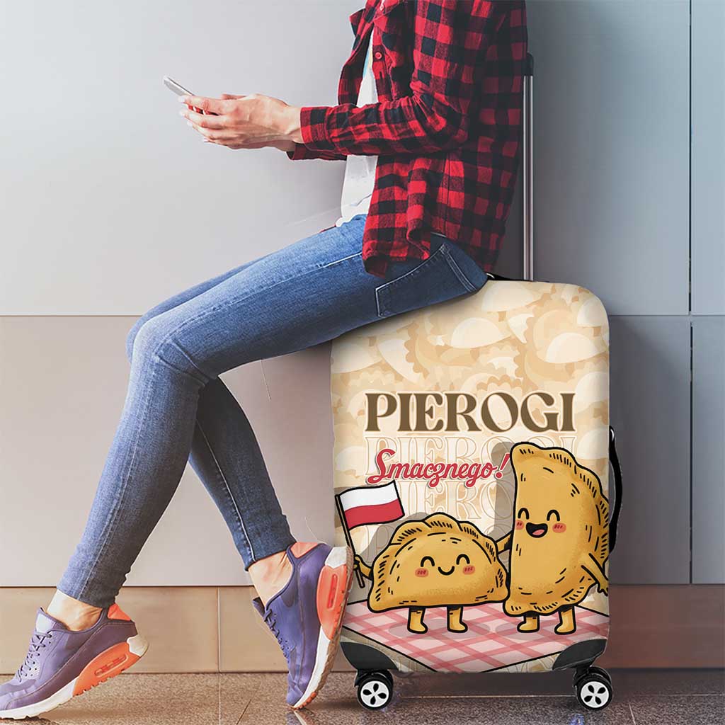 Poland Pierogi Luggage Cover Cute Polish Dumplings Smacznego