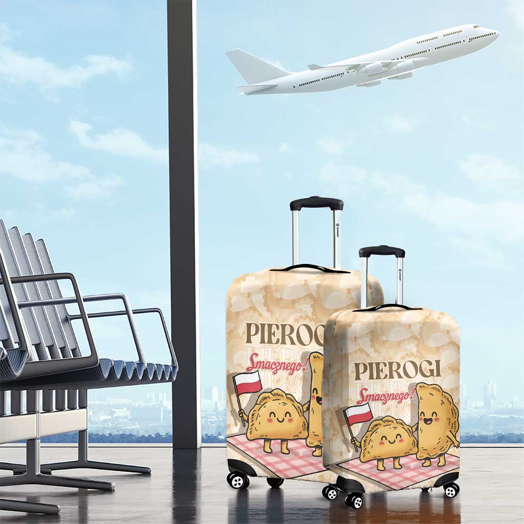 Poland Pierogi Luggage Cover Cute Polish Dumplings Smacznego