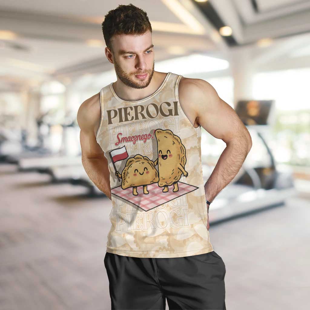 Poland Pierogi Men Tank Top Cute Polish Dumplings Smacznego