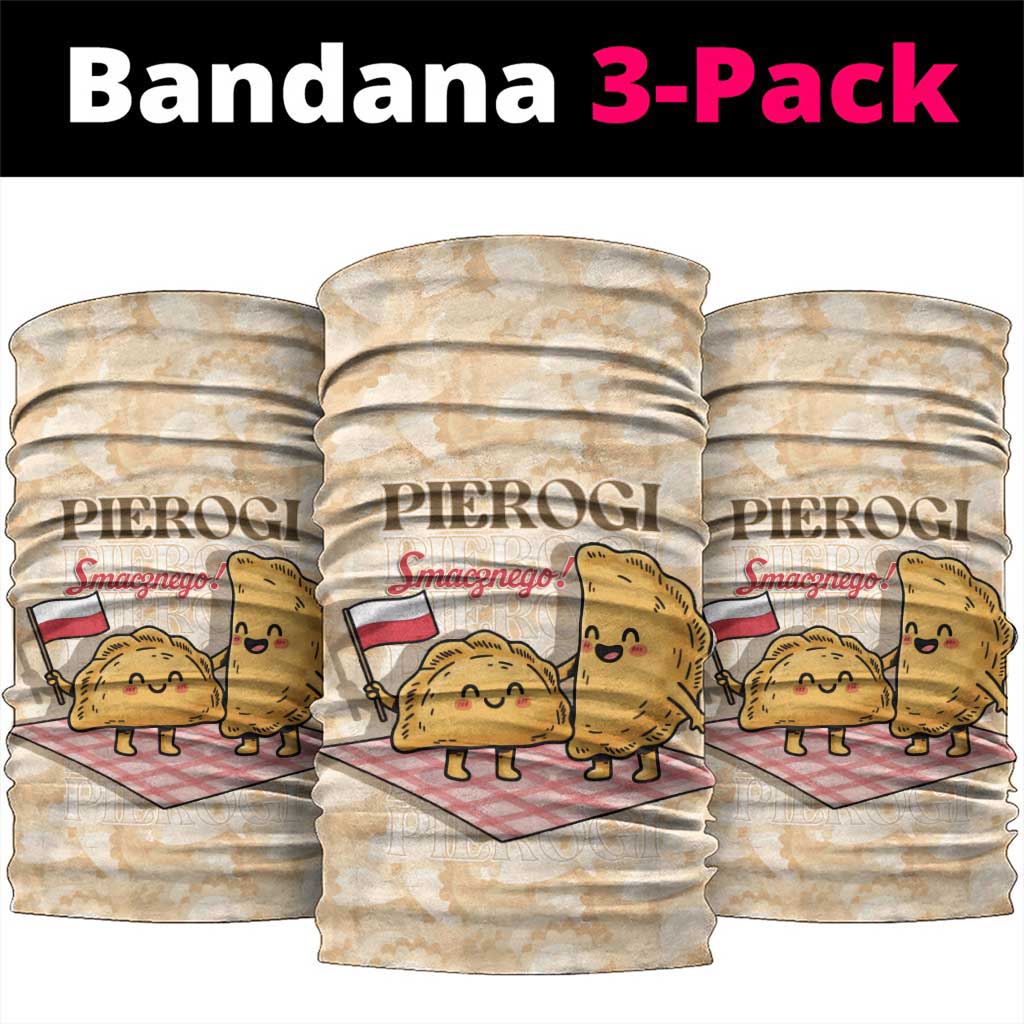 Poland Pierogi Neck Gaiter Cute Polish Dumplings Smacznego