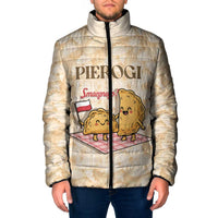 Poland Pierogi Padded Jacket Cute Polish Dumplings Smacznego