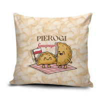 Poland Pierogi Pillow Cover Cute Polish Dumplings Smacznego