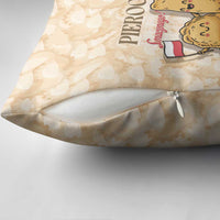 Poland Pierogi Pillow Cover Cute Polish Dumplings Smacznego