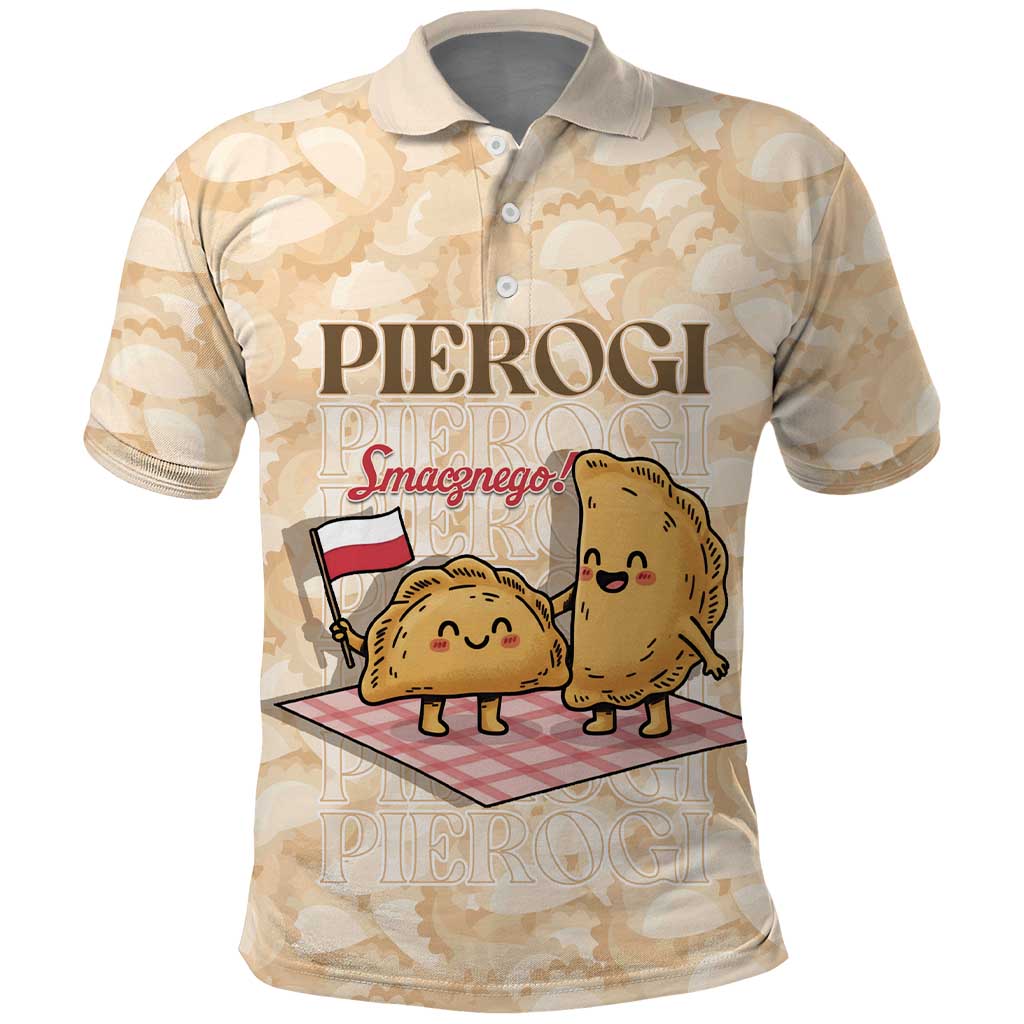 Poland Pierogi Polo Shirt Cute Polish Dumplings Smacznego