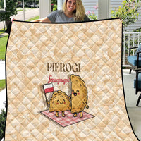 Poland Pierogi Quilt Cute Polish Dumplings Smacznego