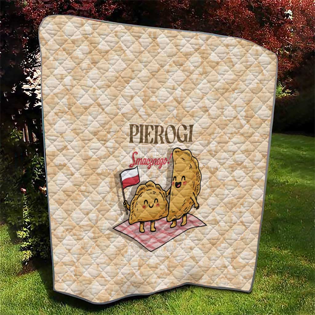 Poland Pierogi Quilt Cute Polish Dumplings Smacznego