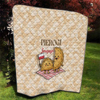 Poland Pierogi Quilt Cute Polish Dumplings Smacznego