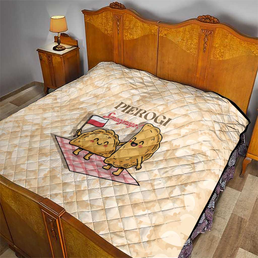 Poland Pierogi Quilt Cute Polish Dumplings Smacznego