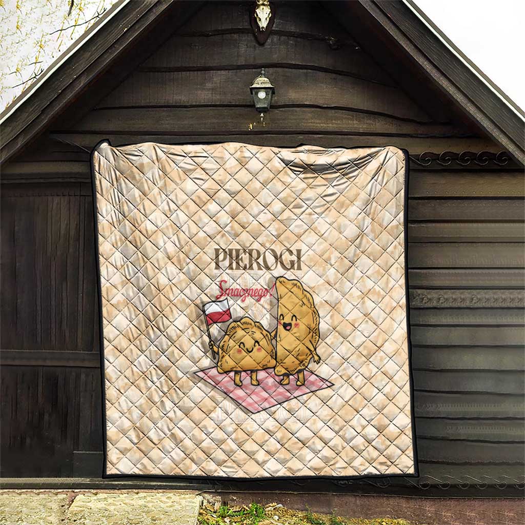 Poland Pierogi Quilt Cute Polish Dumplings Smacznego