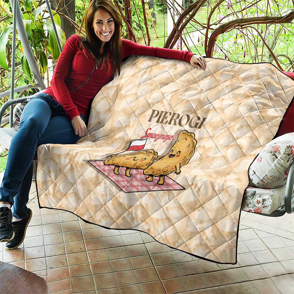 Poland Pierogi Quilt Cute Polish Dumplings Smacznego