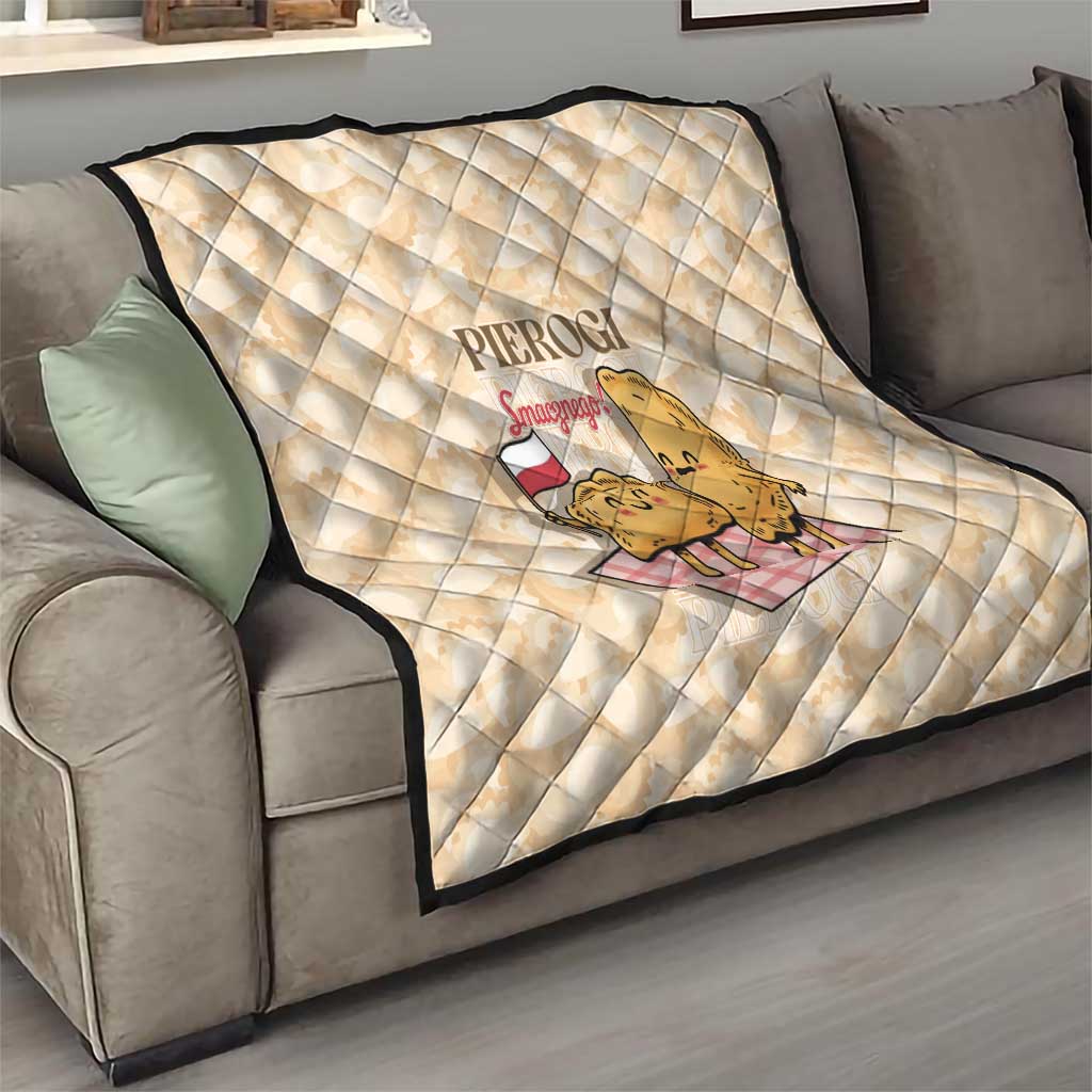 Poland Pierogi Quilt Cute Polish Dumplings Smacznego