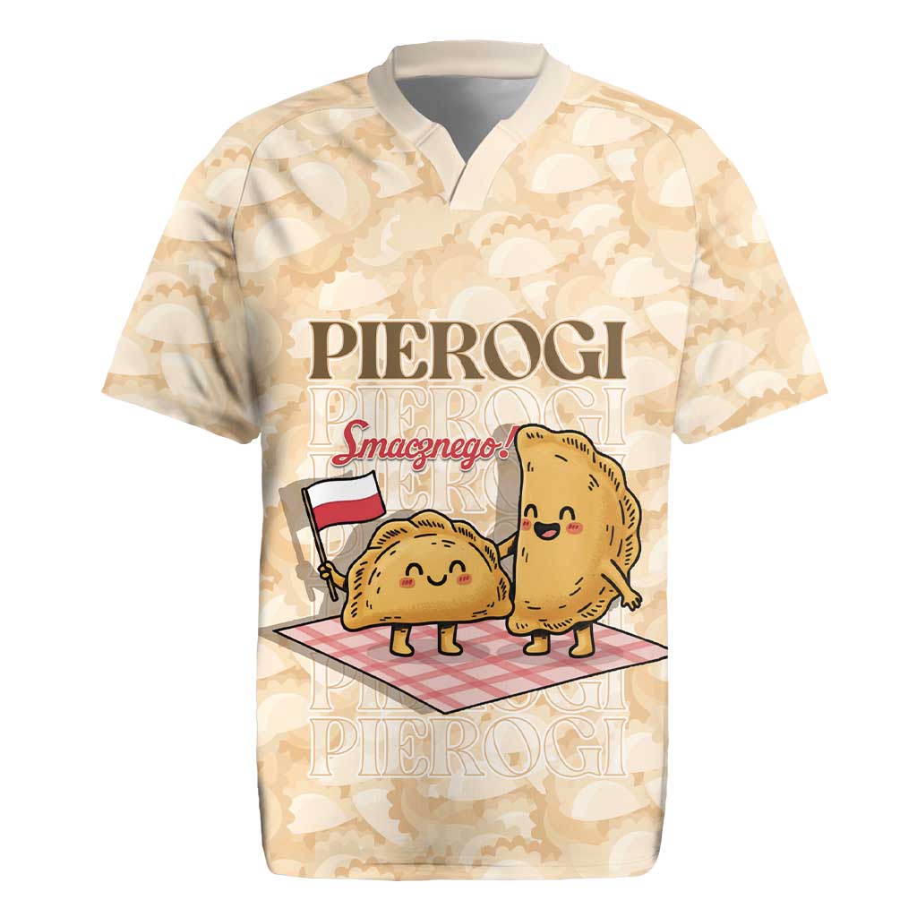 Poland Pierogi Rugby Jersey Cute Polish Dumplings Smacznego