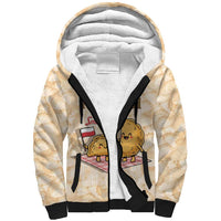 Poland Pierogi Sherpa Hoodie Cute Polish Dumplings Smacznego