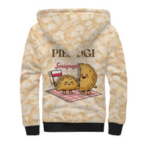 Poland Pierogi Sherpa Hoodie Cute Polish Dumplings Smacznego