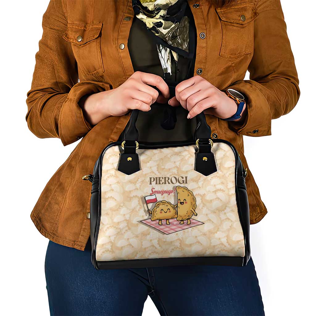 Poland Pierogi Shoulder Handbag Cute Polish Dumplings Smacznego