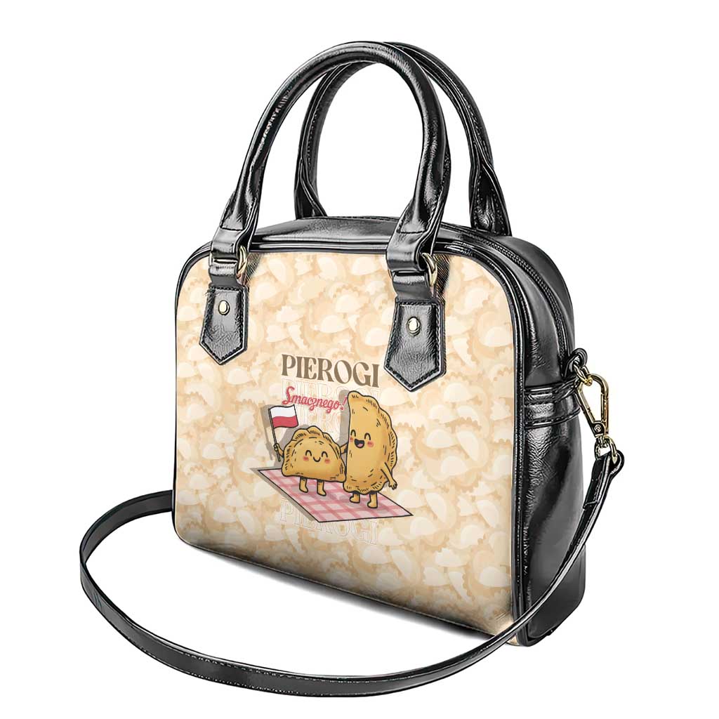 Poland Pierogi Shoulder Handbag Cute Polish Dumplings Smacznego