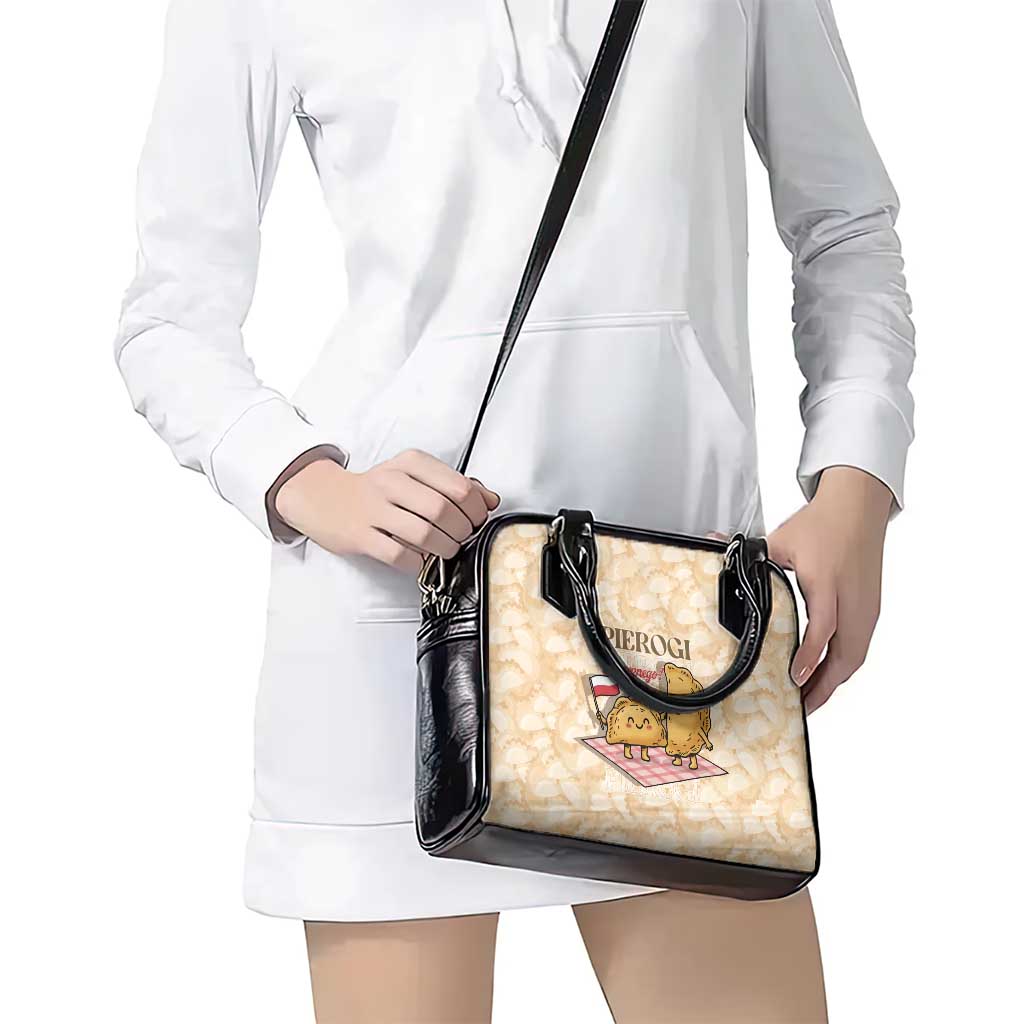Poland Pierogi Shoulder Handbag Cute Polish Dumplings Smacznego