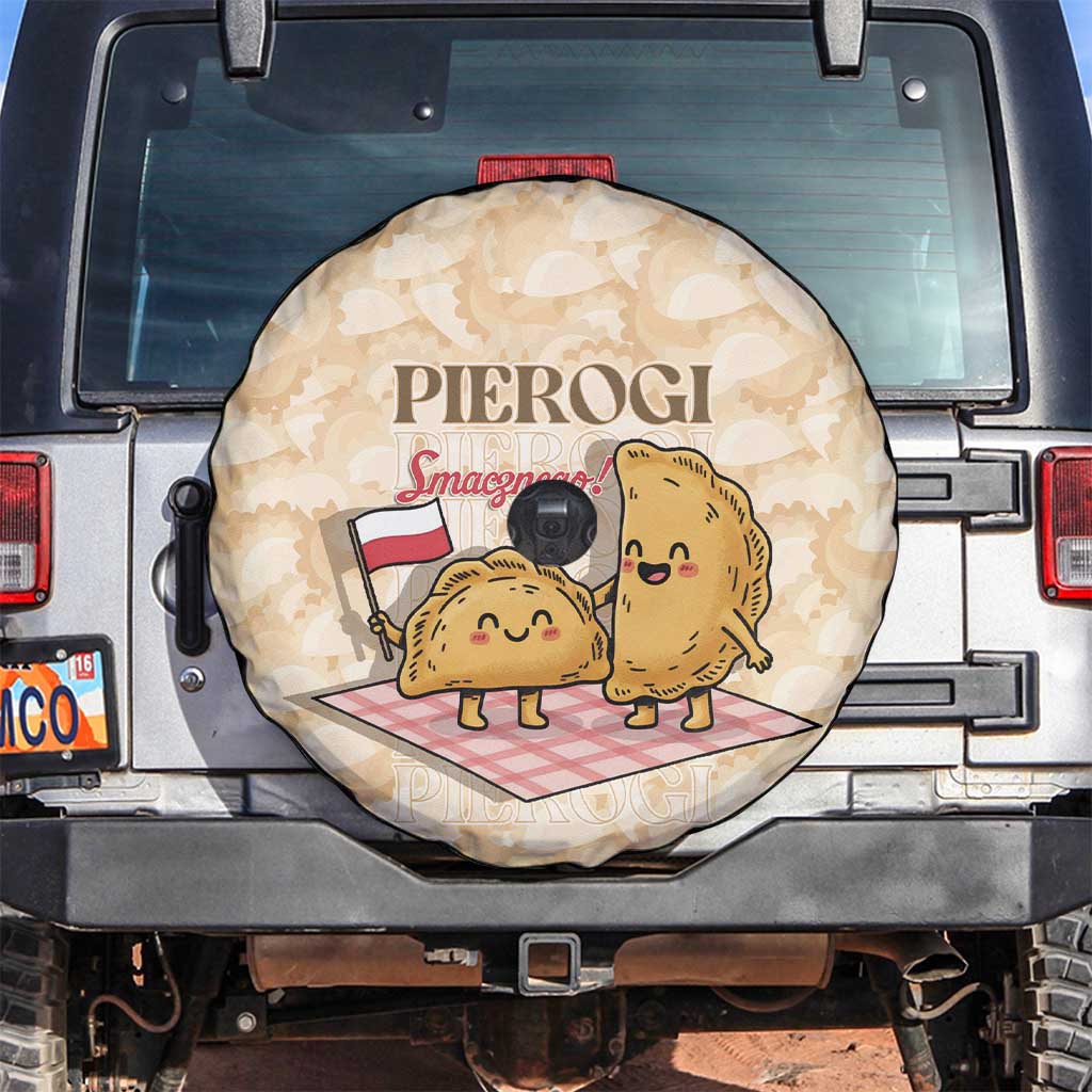 Poland Pierogi Spare Tire Cover Cute Polish Dumplings Smacznego