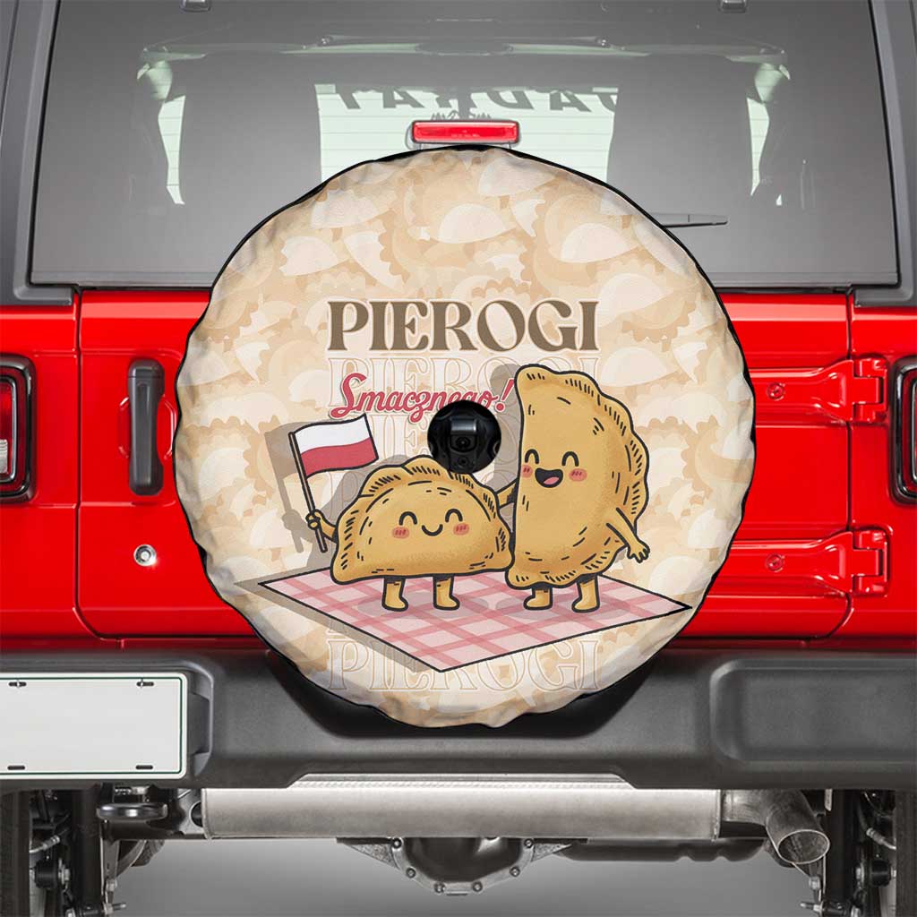 Poland Pierogi Spare Tire Cover Cute Polish Dumplings Smacznego