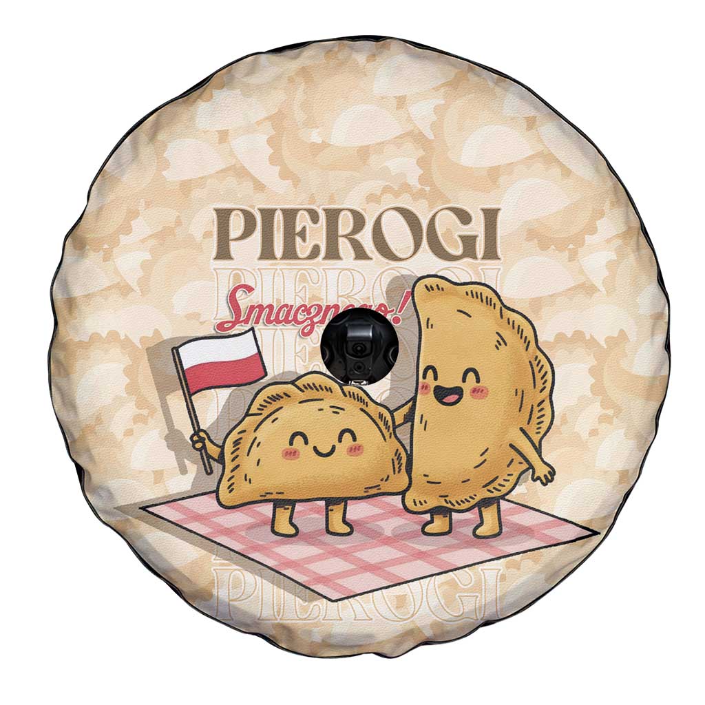 Poland Pierogi Spare Tire Cover Cute Polish Dumplings Smacznego