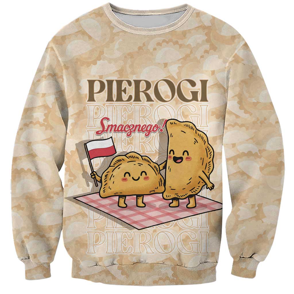 Poland Pierogi Sweatshirt Cute Polish Dumplings Smacznego