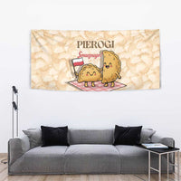 Poland Pierogi Tapestry Cute Polish Dumplings Smacznego