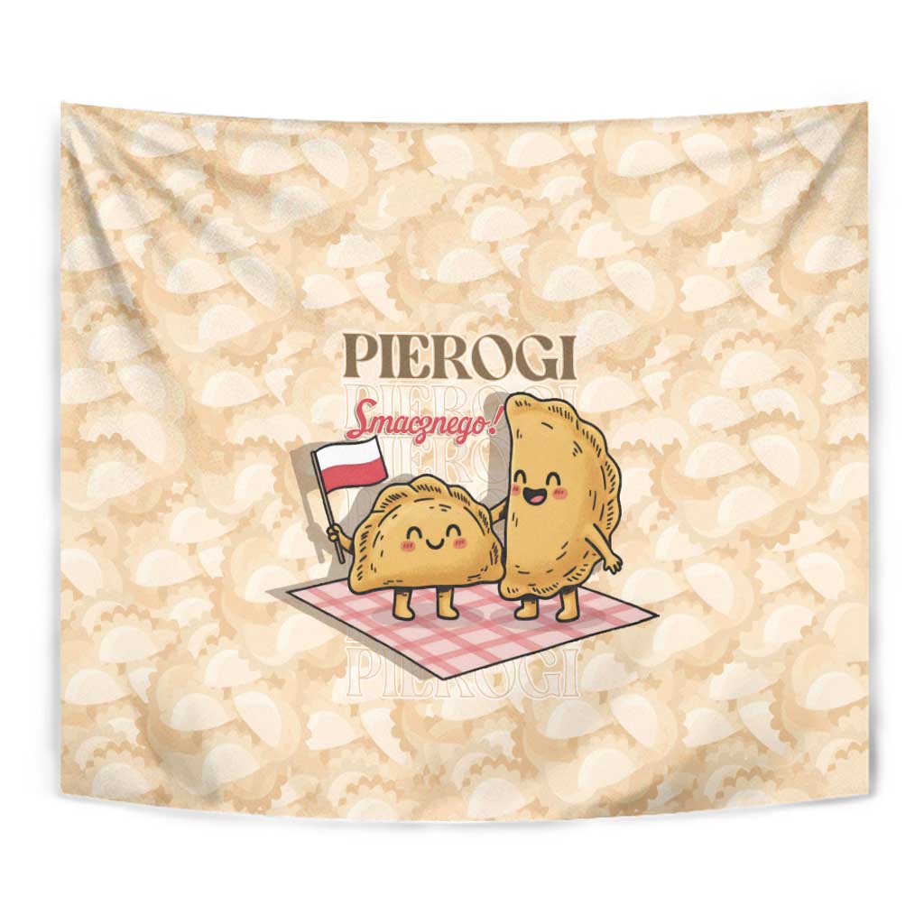 Poland Pierogi Tapestry Cute Polish Dumplings Smacznego