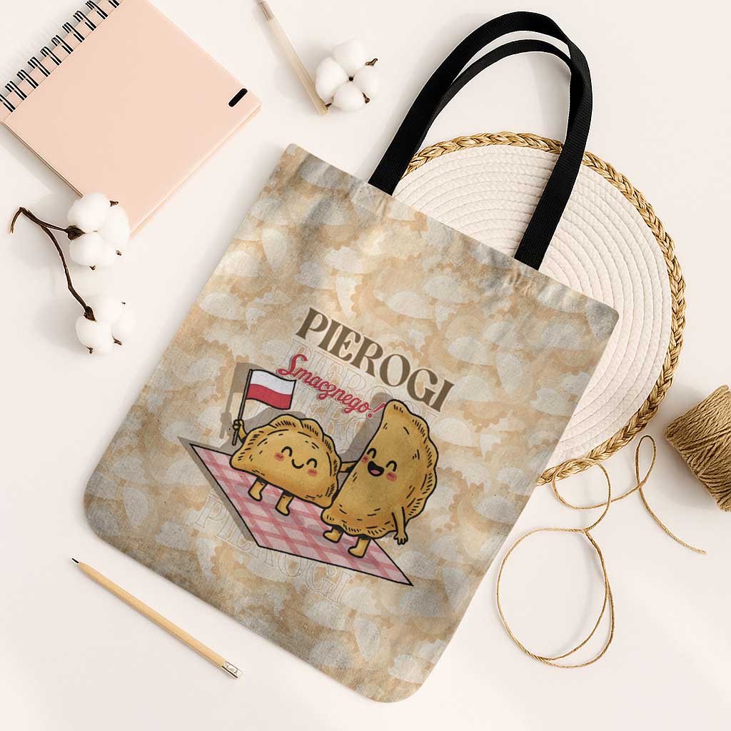Poland Pierogi Tote Bag Cute Polish Dumplings Smacznego