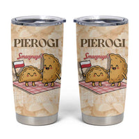 Poland Pierogi Tumbler Cup Cute Polish Dumplings Smacznego