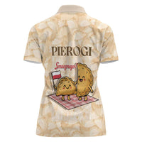 Poland Pierogi Women Polo Shirt Cute Polish Dumplings Smacznego