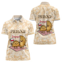 Poland Pierogi Women Polo Shirt Cute Polish Dumplings Smacznego