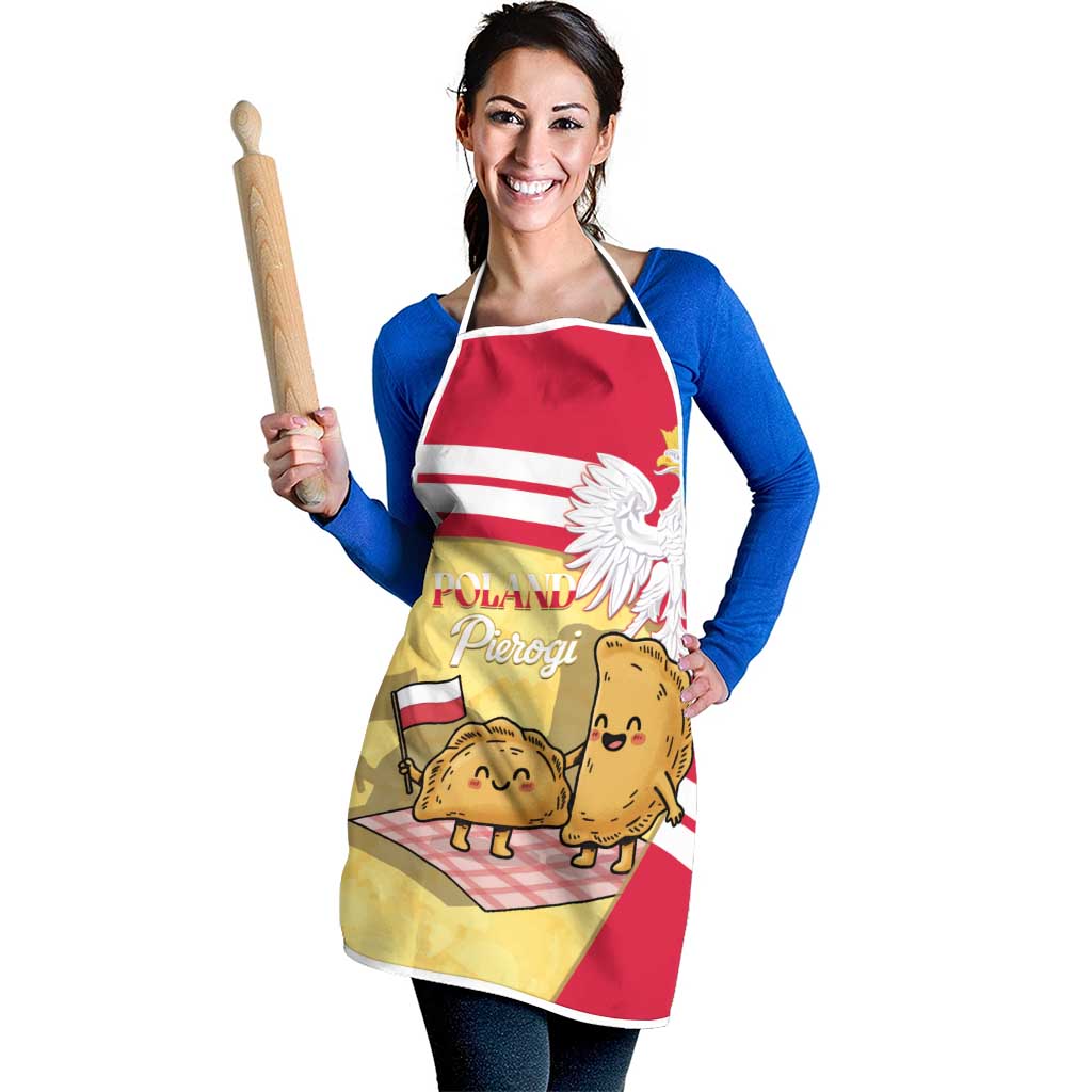 Poland Pierogi Apron Polish Dumplings With Coat Of Arms